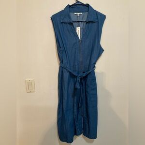 Speed limit blue jean  dress
